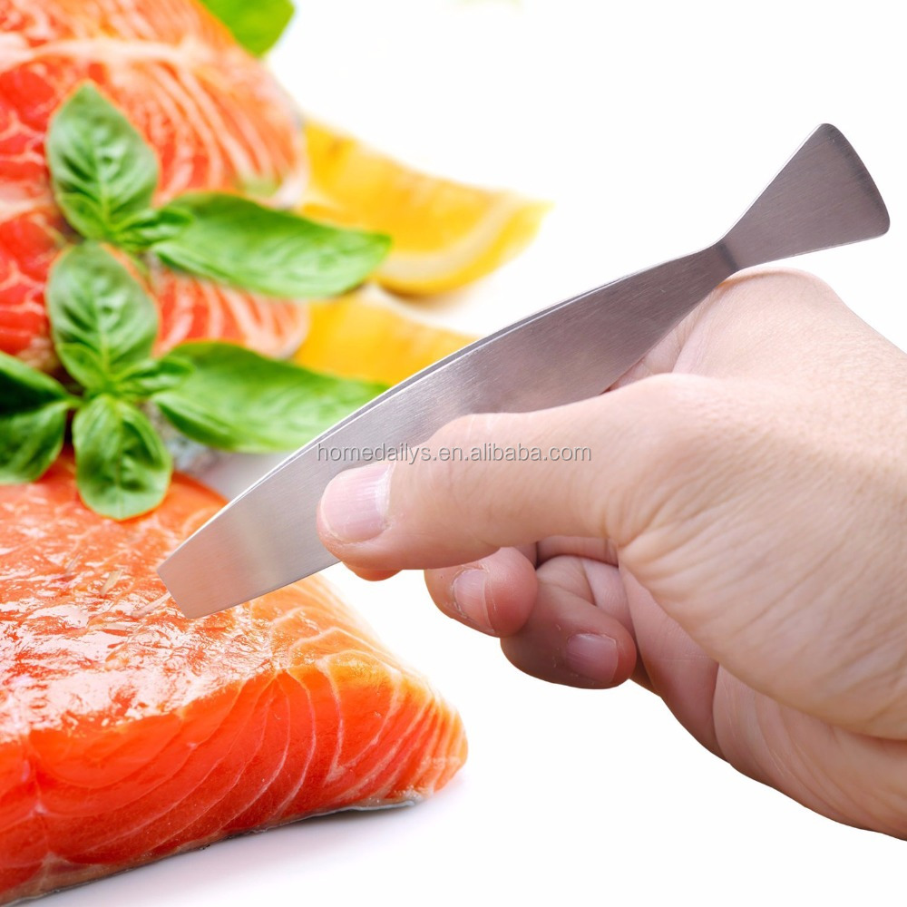Latest Fish Bone Tweezers Premium Quality Stainless Steel Fish Bone Remover Fish Deboner for Boning Salmon