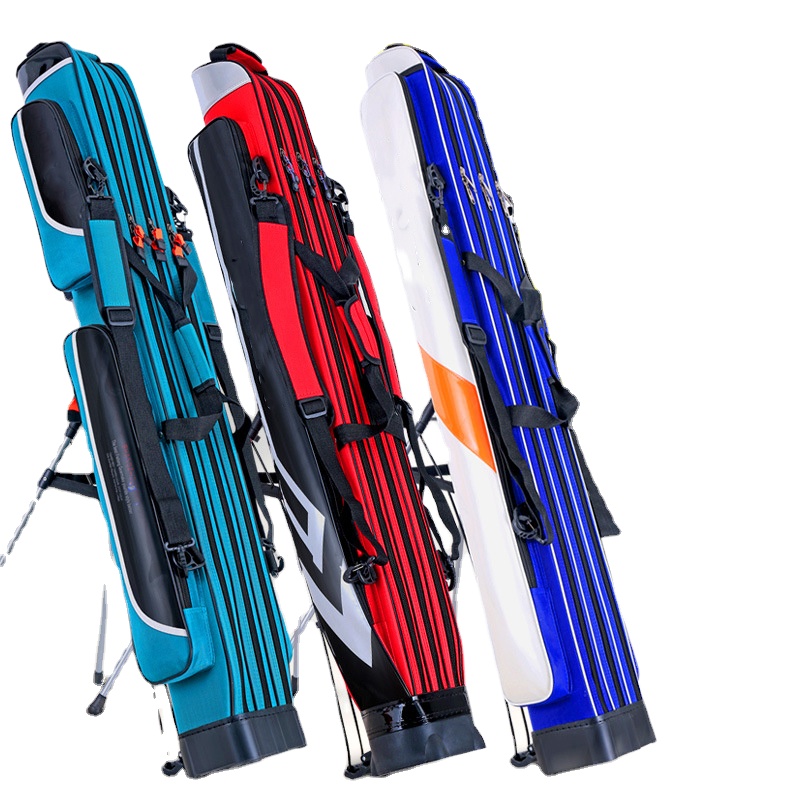 Large Capacity Portable Fishing Rod Reel Gear Holder Storage Case Organizer Carrying Bag fishing tool box Soft Fishing Box