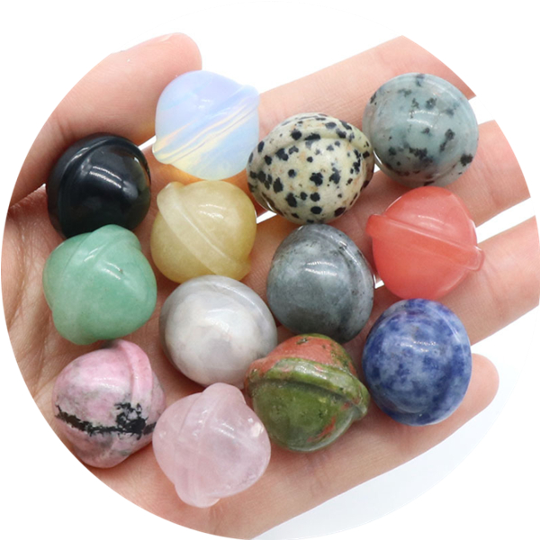 Hot Sales Natural Crystal Semi-precious Mini Planet Rose Quartz Opalite Universe Planets For Women Gifts