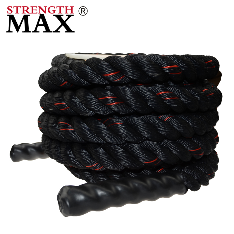 (JL Rope) Тренажерное Оборудование тренировочные канаты, Поли Лавсан Battle Rope 1,5/2 Inch 30, 40, 50Ft