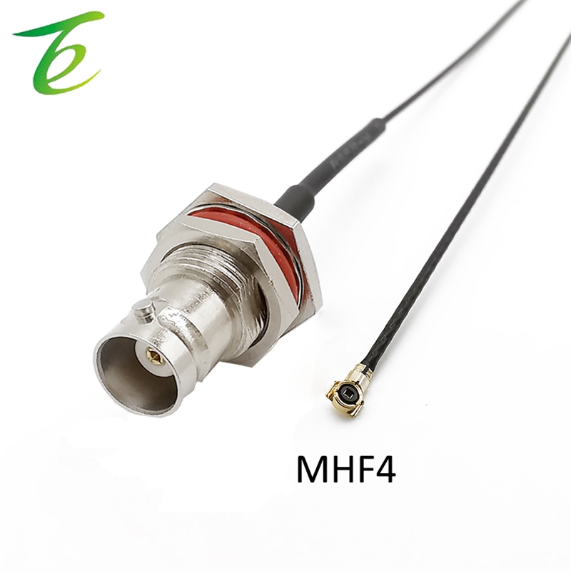 Радиочастотный коаксиальный разъем BNC Female к MHF4 IPX IPEX U.FL Удлинительный Шнур адаптер в сборе ОТРЕЗОК кабеля 0,81 IPEX к BNC Female Adapter