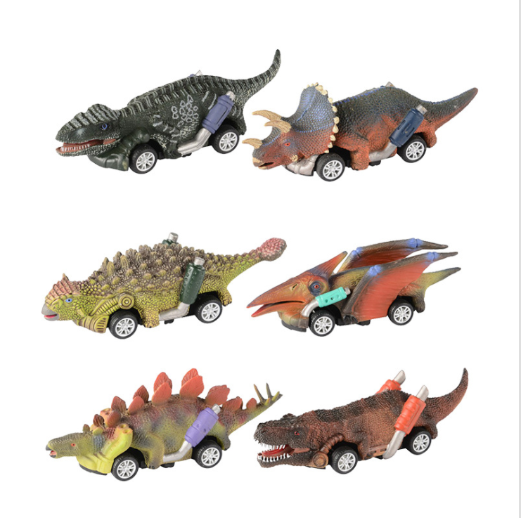 Simulation dinosaur inertia car model children's toy car new strange Mini Tyrannosaurus Rex toy car model