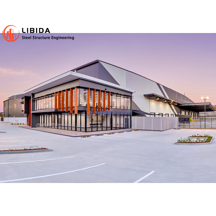 China Factory Light Commercial Metal Building Materials Prefabricated Galvanized Steel Structure Construction Material Building