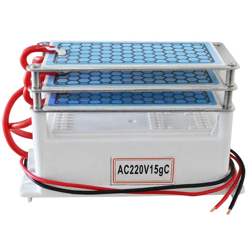 HF120 DIY двойная Встроенная керамическая пластина Портативный 220 в 110 В 10 г генератор озона
