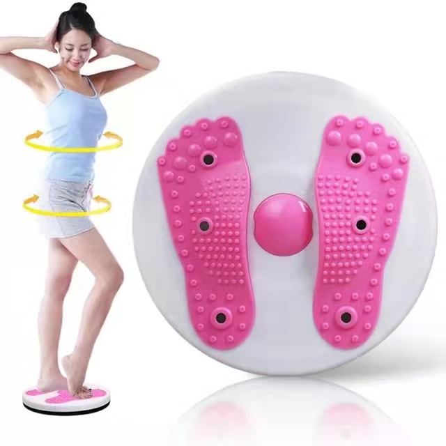 Home Twister Plate Fitness Equipment Waist Twisting Disc Balance Board Reflexology Aerobic Rotating Exercise Twist Disc