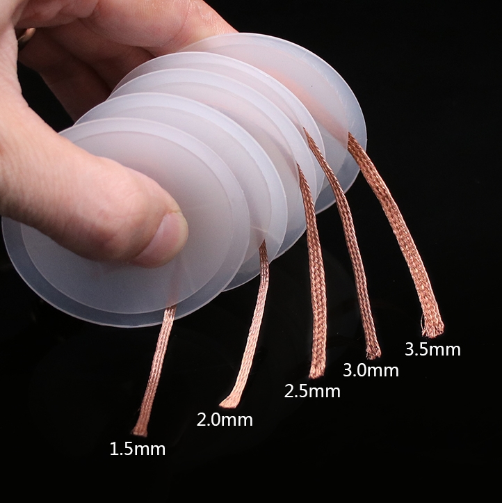 Free Shipping 3mm Width 1.5M Length Desoldering Braid Wick Welding Solder Remover Wire Lead Flux Electric Soldering Irons