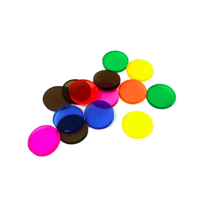 Customized ceramic poker chips custom plastic discs token chips for board game