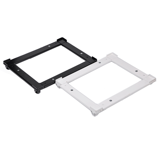 Steel movable base for washing machine and refrigerator