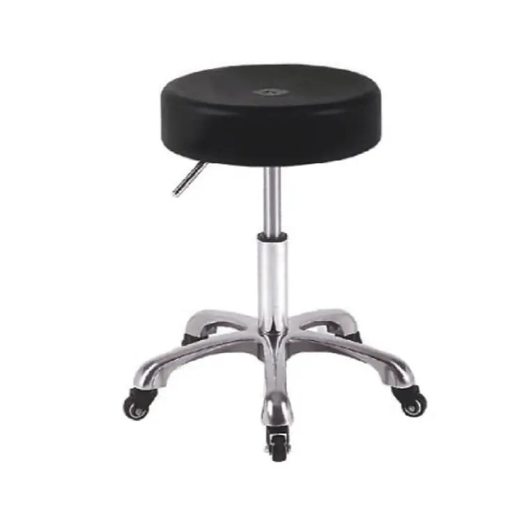 Factory Sale Adjustable laboratory stool, lab chairs stools with five castors