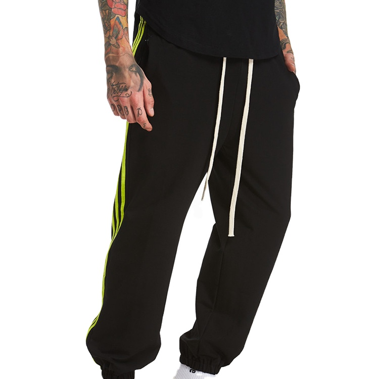 2021 Sports Jogger casual oversize pants drawstring high quality organic cotton custom men's pants