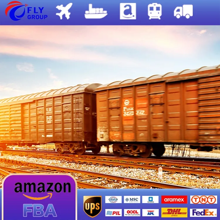 UK Amazon Fba with Import Customs Clearance DHL International Shipping Logistic Rates Railway Freight to Germany