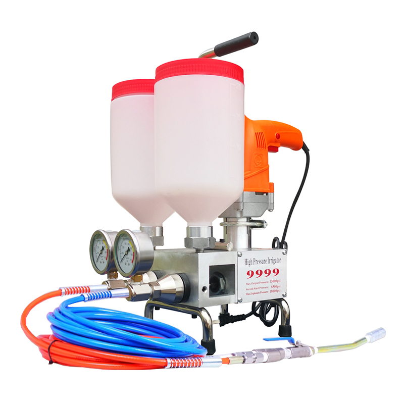 9999 Double Liquid Type High Pressure Grouting Machine Two Component Grouting Machine Epoxy Resin 10 Concrete Pump Anhui