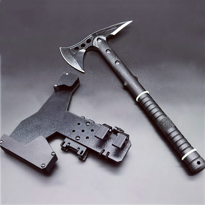 The factory directly provides a powerful black pointed axe suit