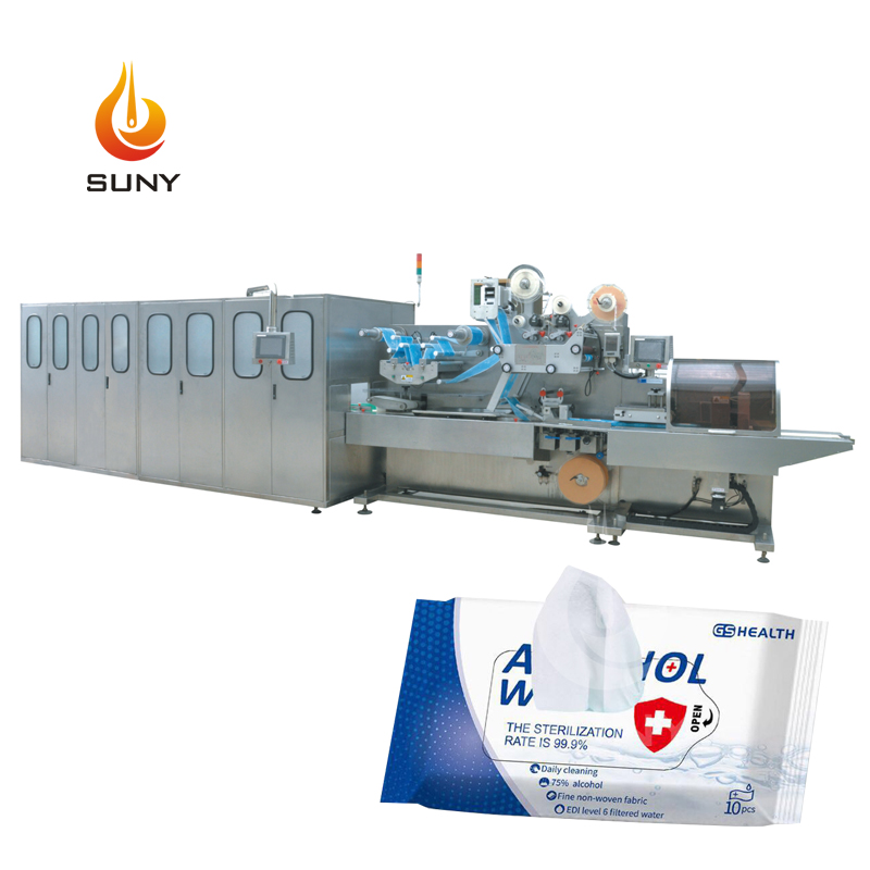 Fully Automatic Sachet Baby Wet Wipe Machine Wet Hand Wipes Machine Factory Price