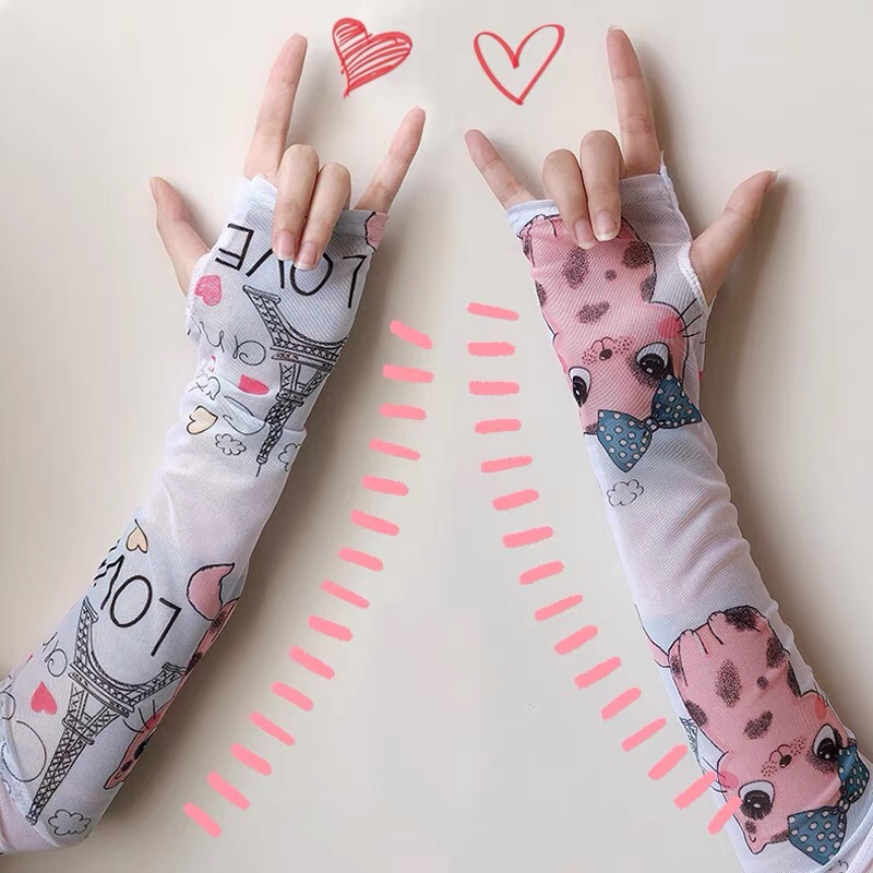 Women Sublimated Arm Sleeve Cool Slim Arm Sleeves Custom Sublimation Arm Sleeves