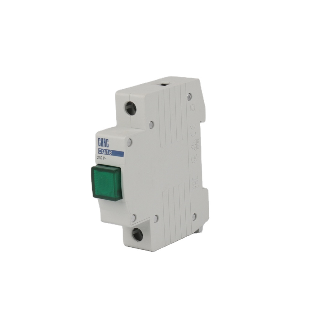 CHAC ModelDIN Rail MCB тип сигнальные лампы модульный Индикатор Светло-зеленый выпуклый и плоский тип AC Электрический