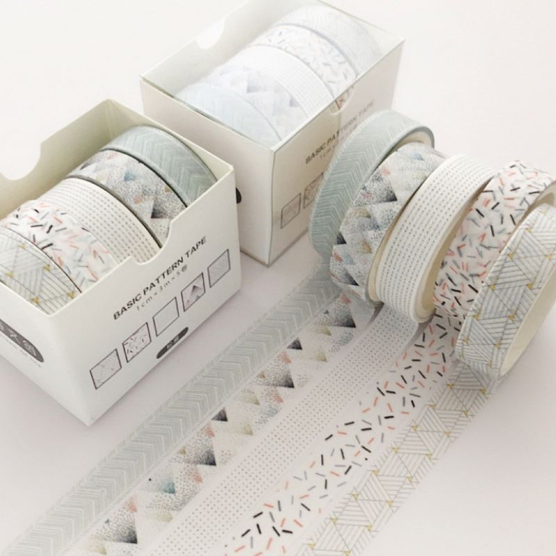 60 Colors/ 100 Colors Cute Rainbow Set Washi Tape 5 Rolls Masking Dispanser Holiday Waterproof Stickernvook Daffodil