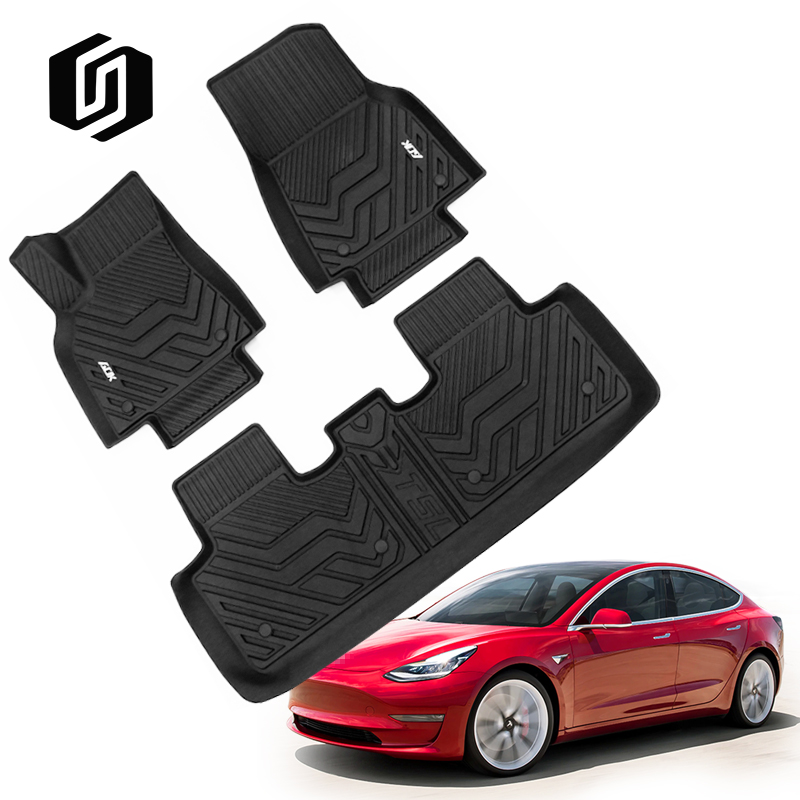 3D всепогодные автомобильные коврики Подгонянные для Tesla Model Y
