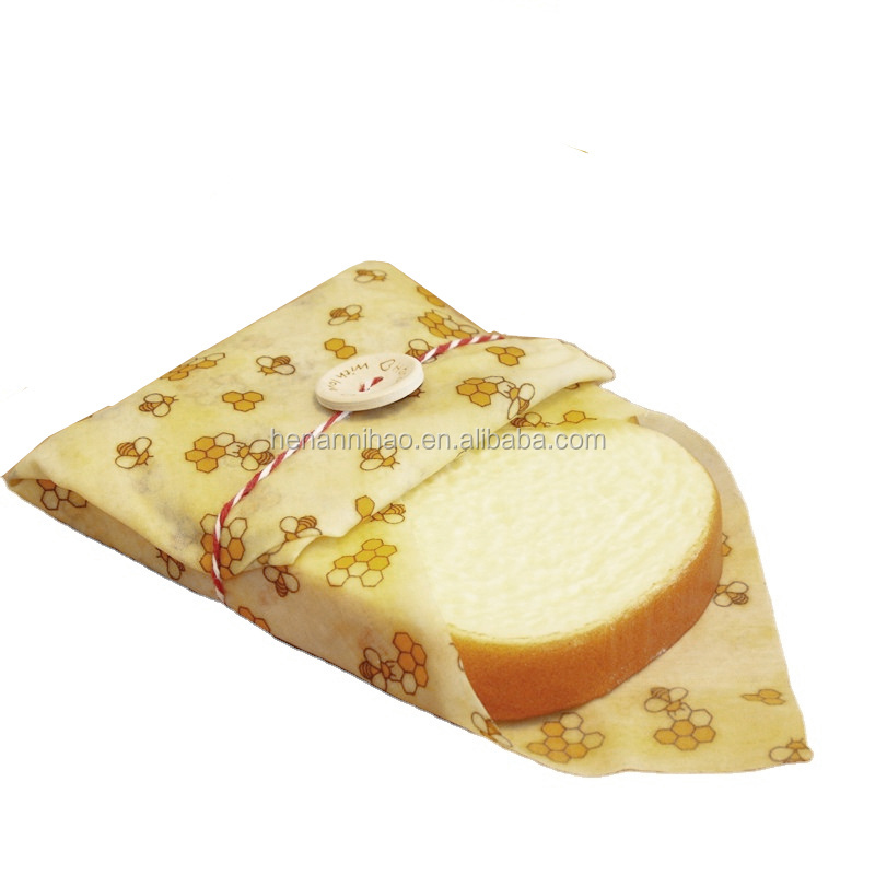 2021 hot selling Reusable Beeswax Wrap Eco Friendly Beeswax Wrap Food Storage Custom Production