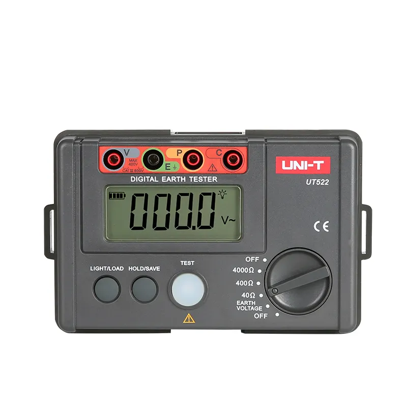 Uni-T Ut522 Accurate Ground Resistance Tester For Measuring Electronic Maintenance Of Various Power System Resistance Testers