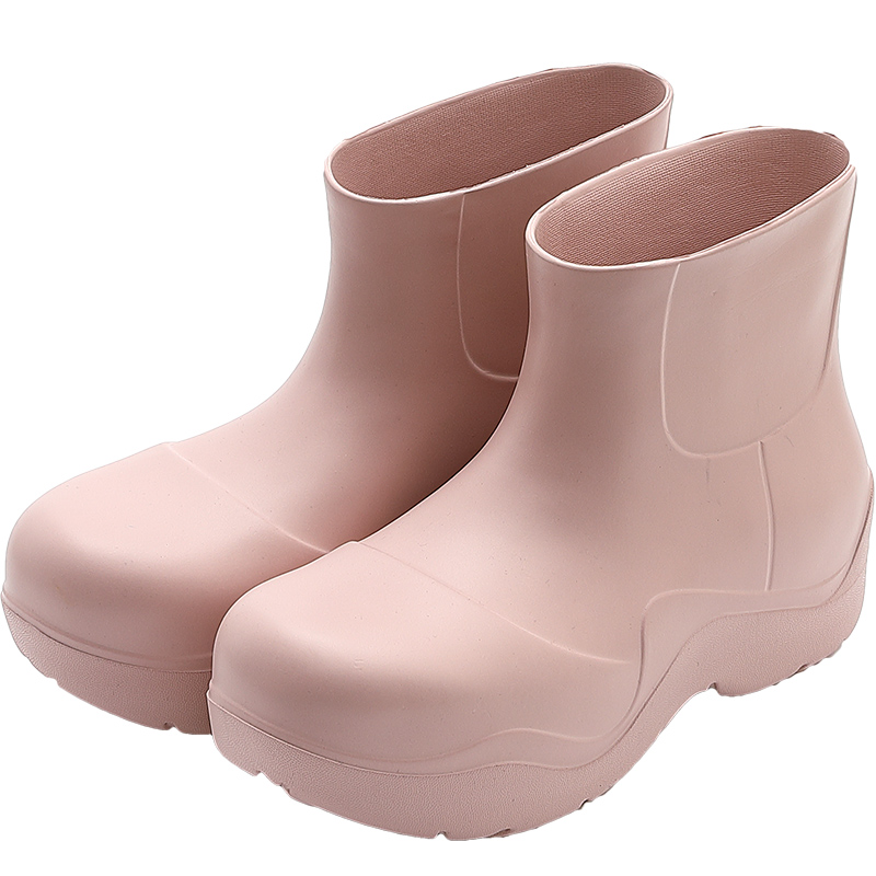 Autumn Women's Rain Boots EVA Shoes Lady Waterproof Ankle Boots Rain Shoes 2021 Spring Autumn Female Shoe Ankle Boot