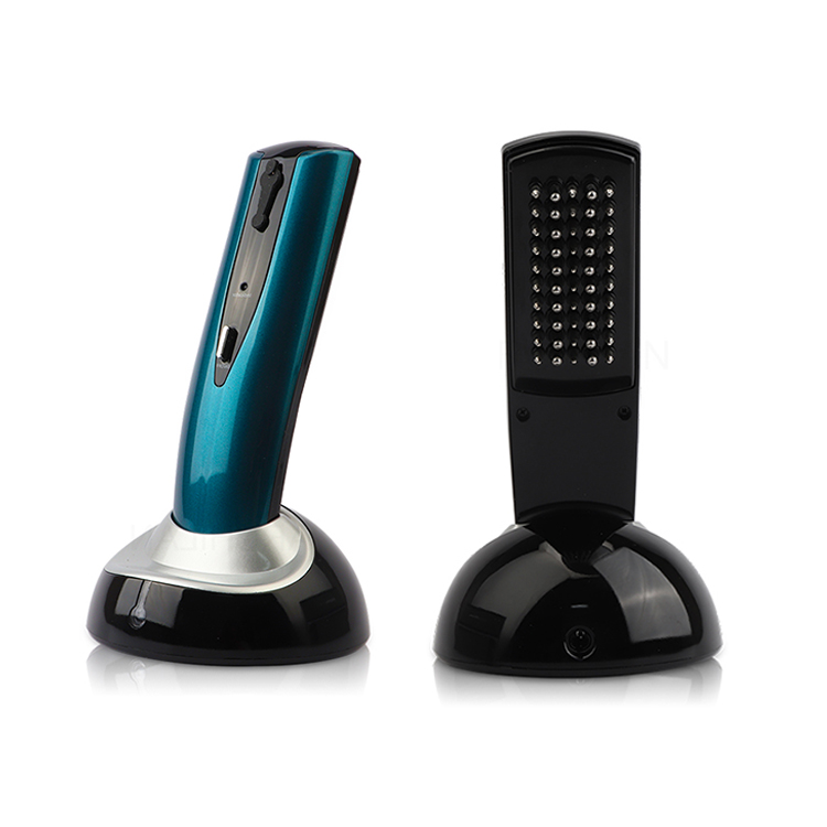 Electric impulse Massage Head Stimulate Scalp Infrared EMS Laser Hair Growth Brush Hair Regrowth Comb Kit