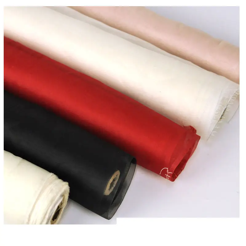 44 COLOR pure silk fabric / silk organza fabric
