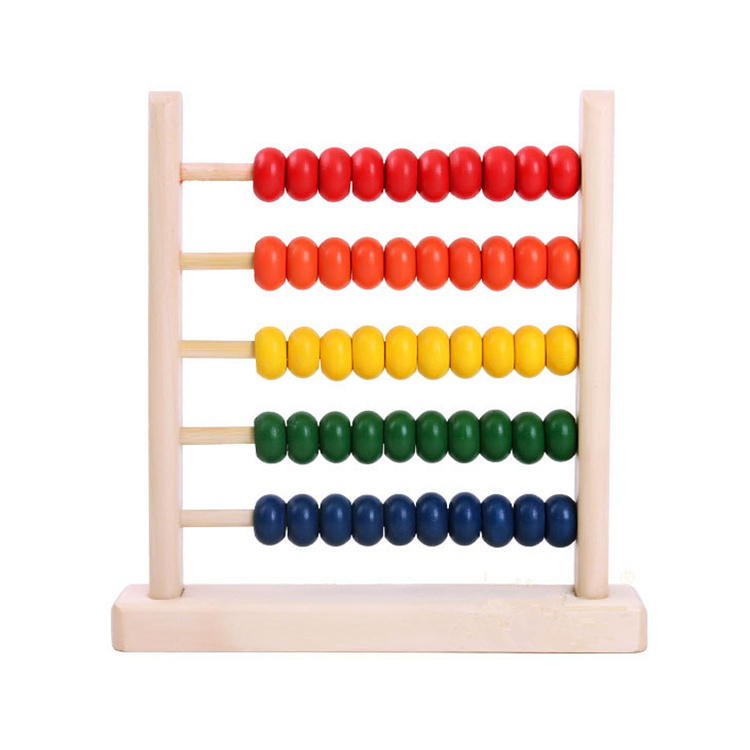 Funny educational toy Kids Beads Abacus Tools Toys Wooden Abacus