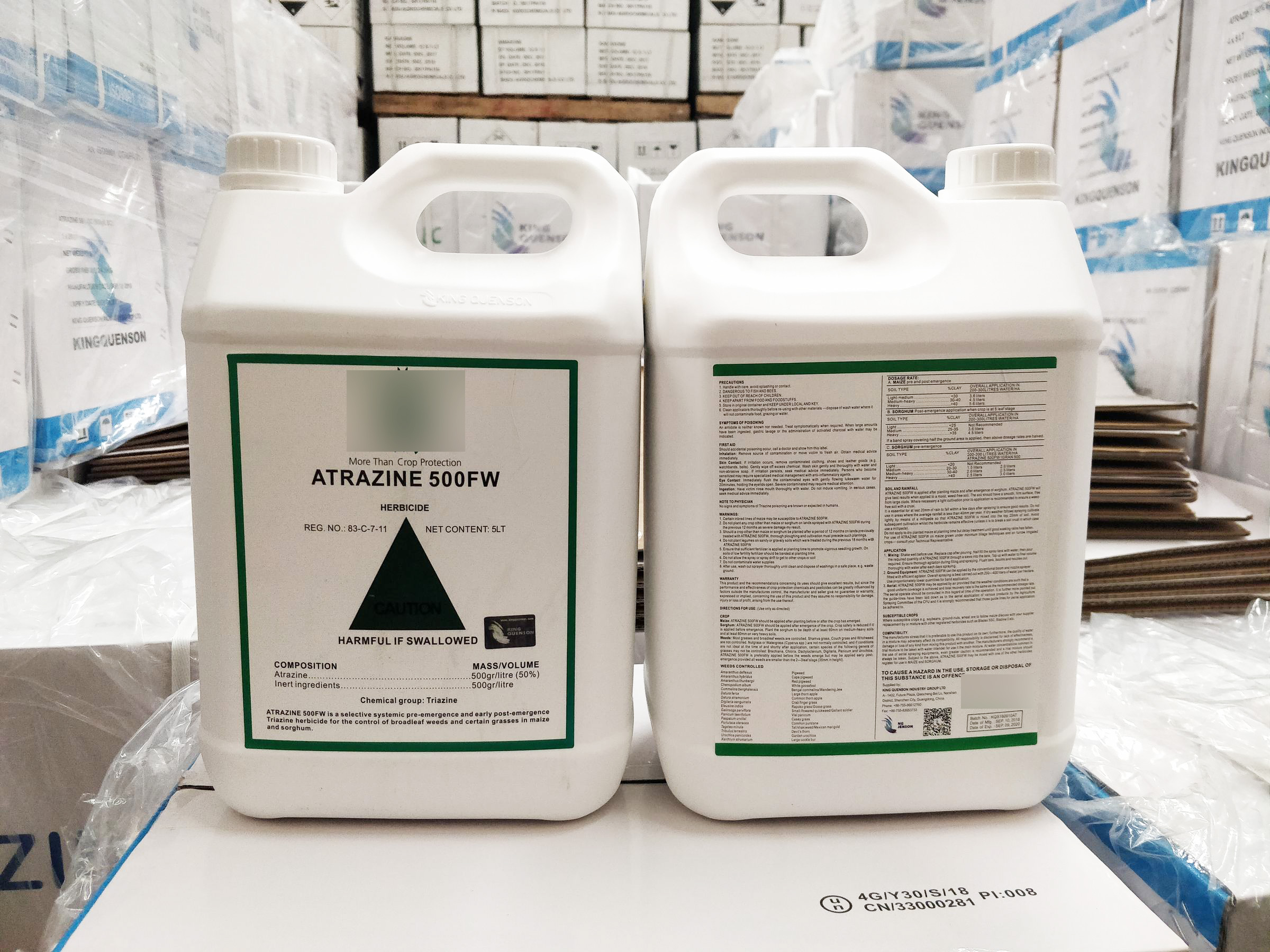 Горячая продажа контроль сахарного тростника Atrazine 90% WDG гербицид