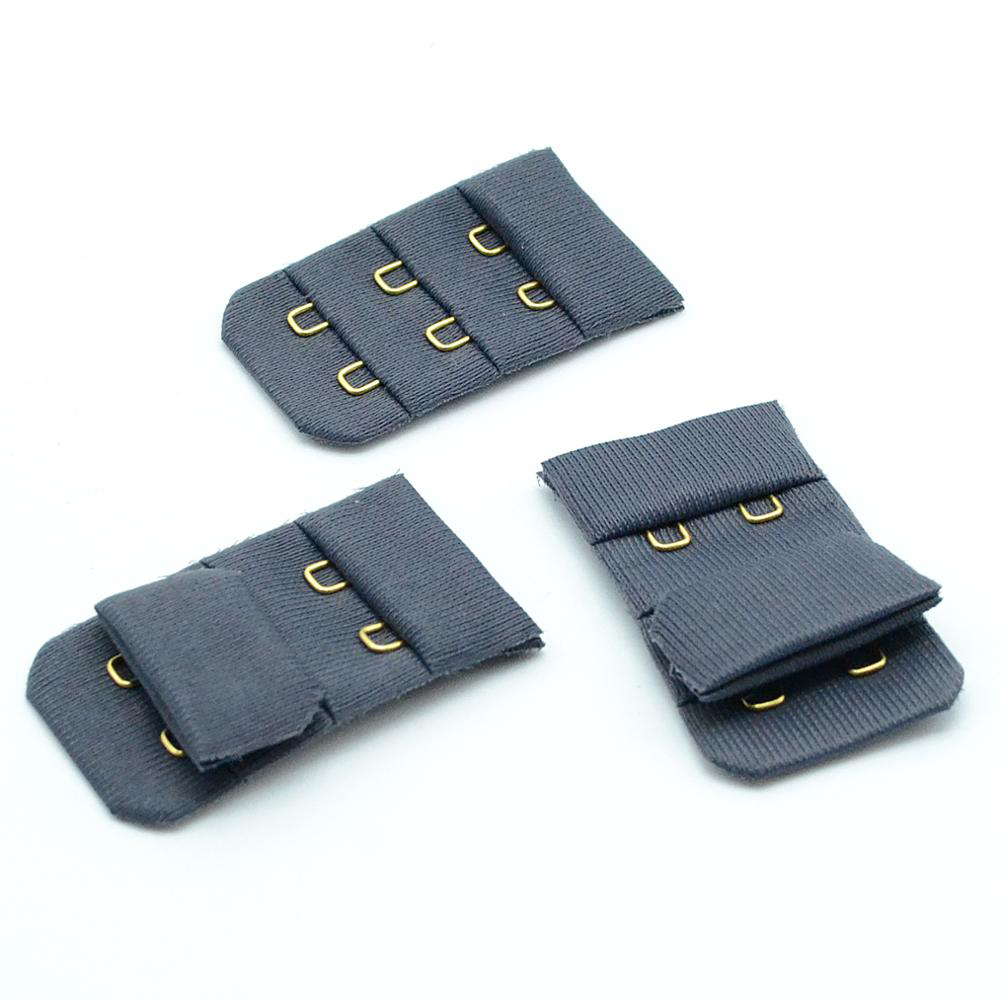 Manufacturer Custom Colorful Bra Hook And Eye Extender Tape Buckle