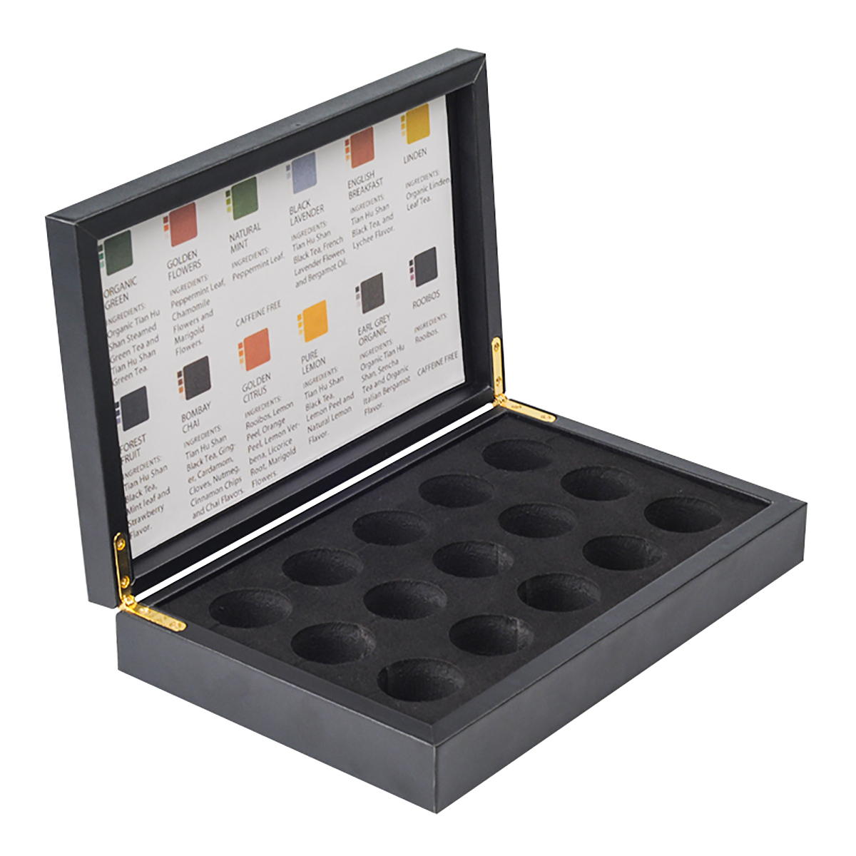 High-end glossy delicate silk smoothly solid wooden chocolate packaging box