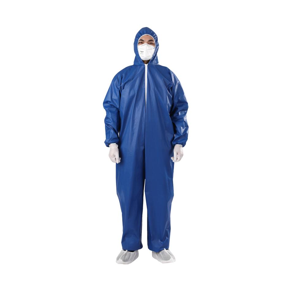 Good Quality Wholesale Breathable working Microporous Coverall Nonwoven Safety Coveralls for Personal Protection Customization