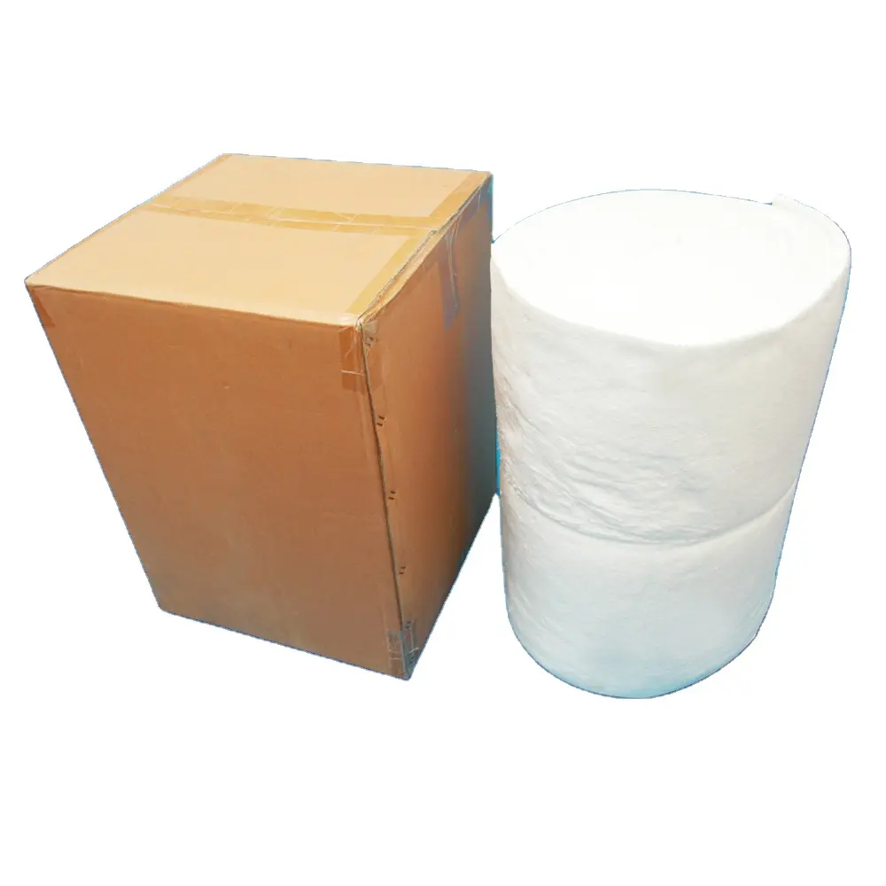 6-50MM Rosewool 1300 ceramic fibre blanket thermal insulation heat resistant ceramic fiber blanket for fireproof lining