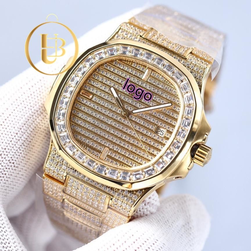 Новинка 2021, высококачественные часы Patek Nautilus 5711 со стразами, 904l Noob Zf, полипропиленовые часы Cal.324, модели часов Patek, мужские часы