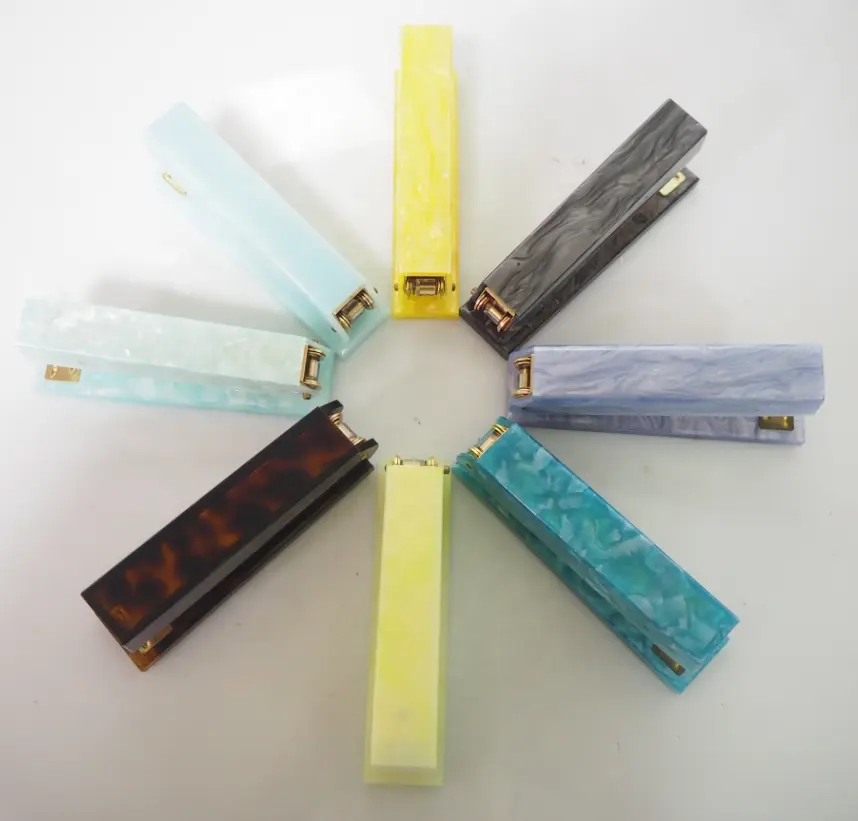 Huisen Opague acrylic stapler, tinted acrylic made or printed colour