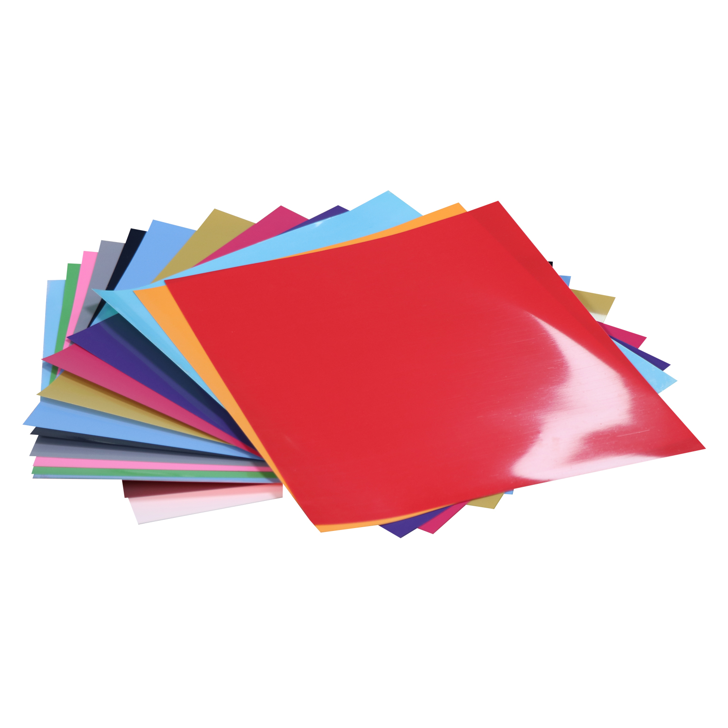 (15 Vibrant Colors)Rightint Heat Transfer Vinyl Sheets HTV for Clothing Iron on Vinyl by 15 Sheets Heat Transfer Vinyl