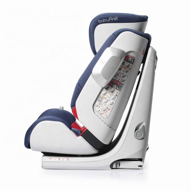 Боковая защита, черная Группа I + II + III с Isofix, регулируемый подголовник, детские автомобильные кресла R501B