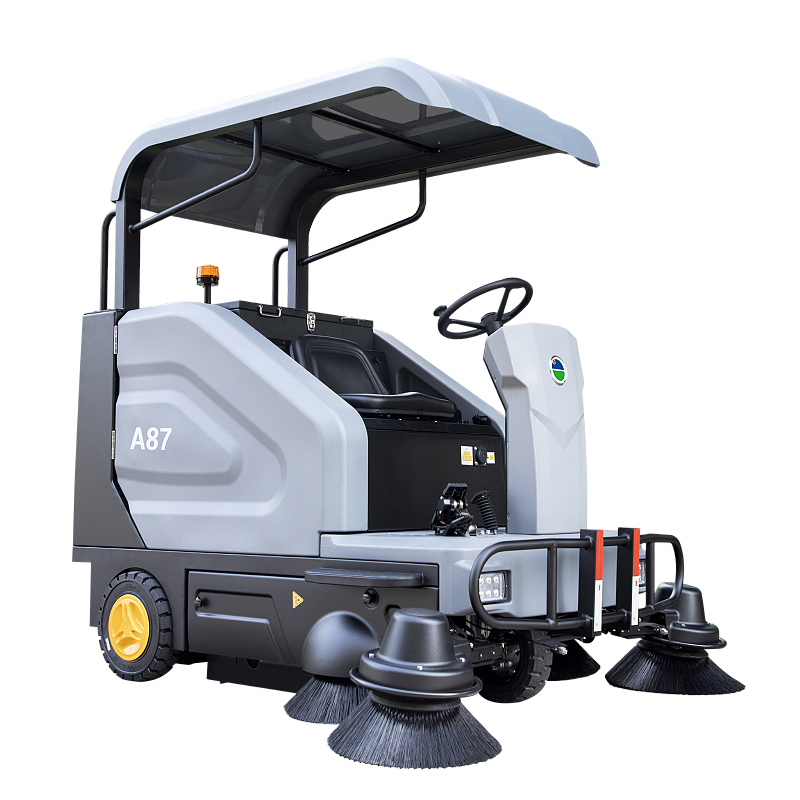 BAIYUN A87 Electric Multi-functional Battery Floor Cleaning Equipment Grey Floor Sweeper