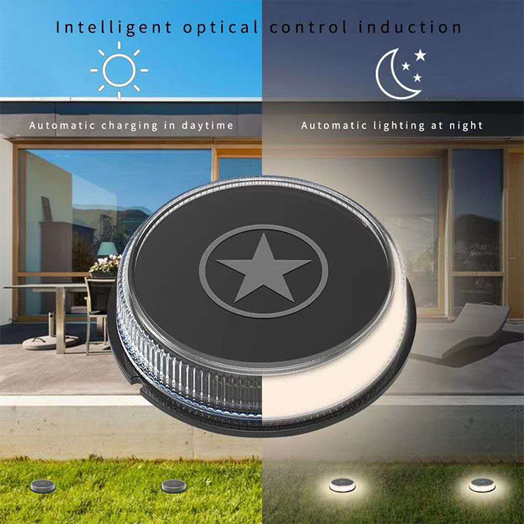20 Led Ip65 Водонепроницаемый Солнечный Подземный свет Открытый Солнечный под землей свет для лужайки Путь Сад