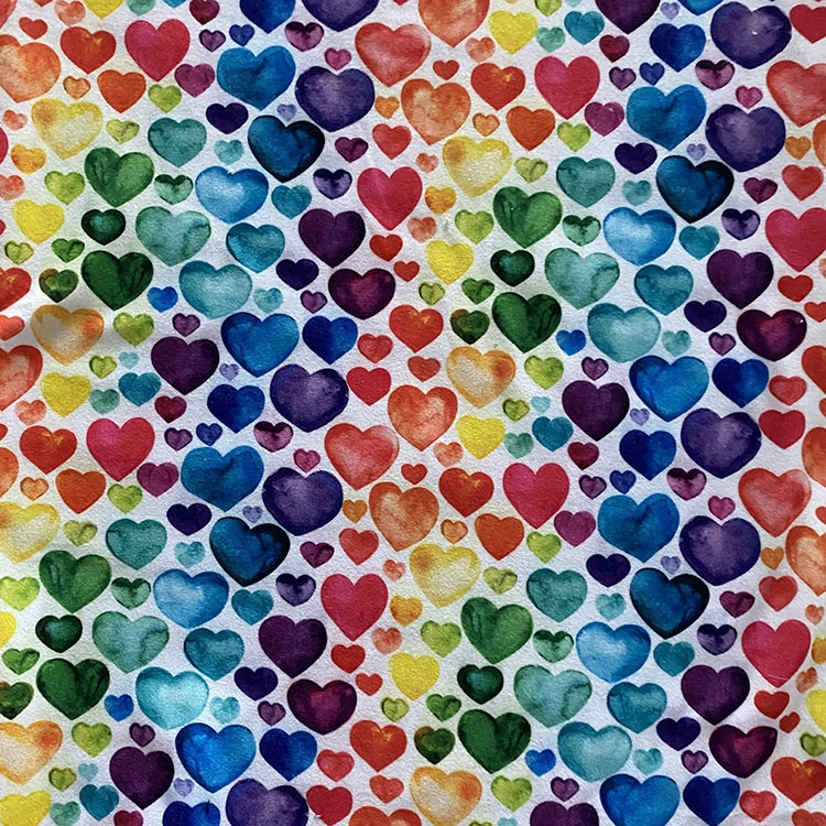 No MOQ Customize Printing Fabric 4 Way Stretch Spandex Knitting Fabric DBP Fabric by The Yard for Clothes Dress
