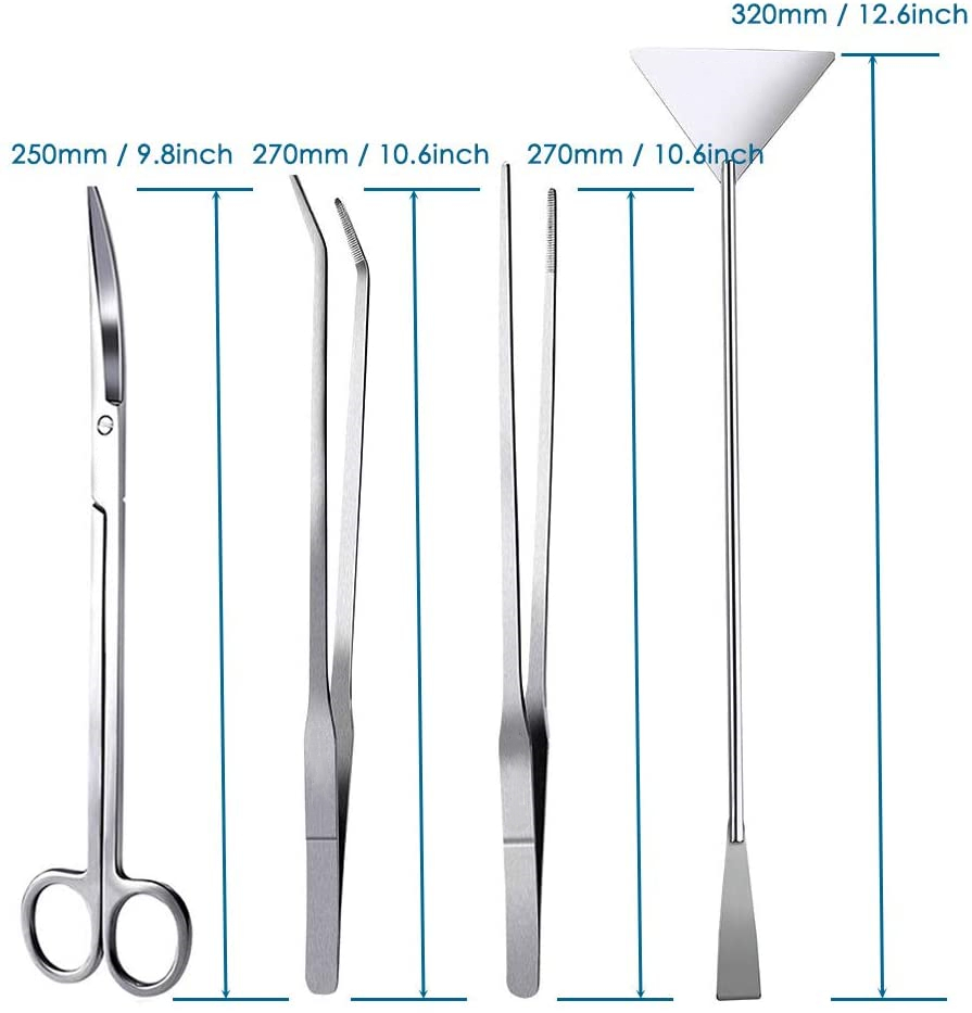 Home Fishing Tank Multifunctional Long Handle Cleaning Supply fish Planted Aquarium Cleaning Tools