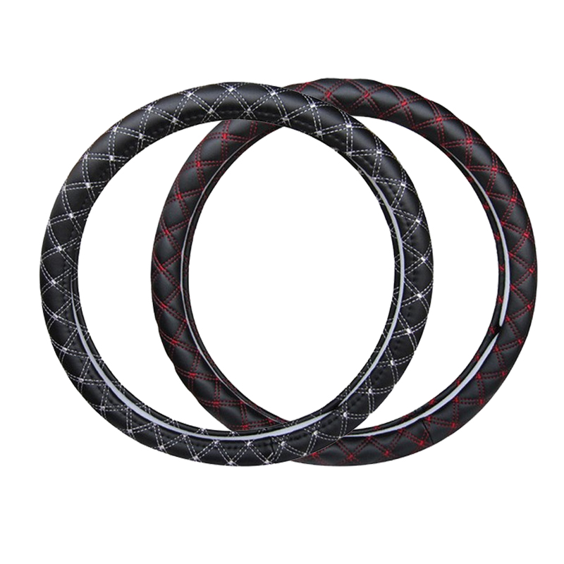 Luxury Comfort Microfiber Leather Steering Wheel Cover