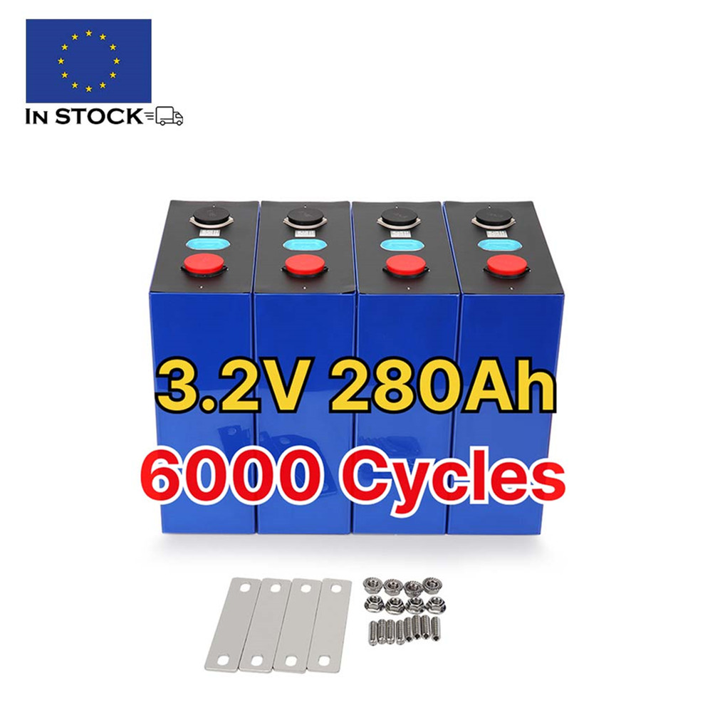 Аккумулятор LiFePO4, 6000 циклов, EV, LF280K, класс A, 3,2 В, 280 Ач, объем, напряжение, соответствие ИК, новейшая версия, склад в Европе
