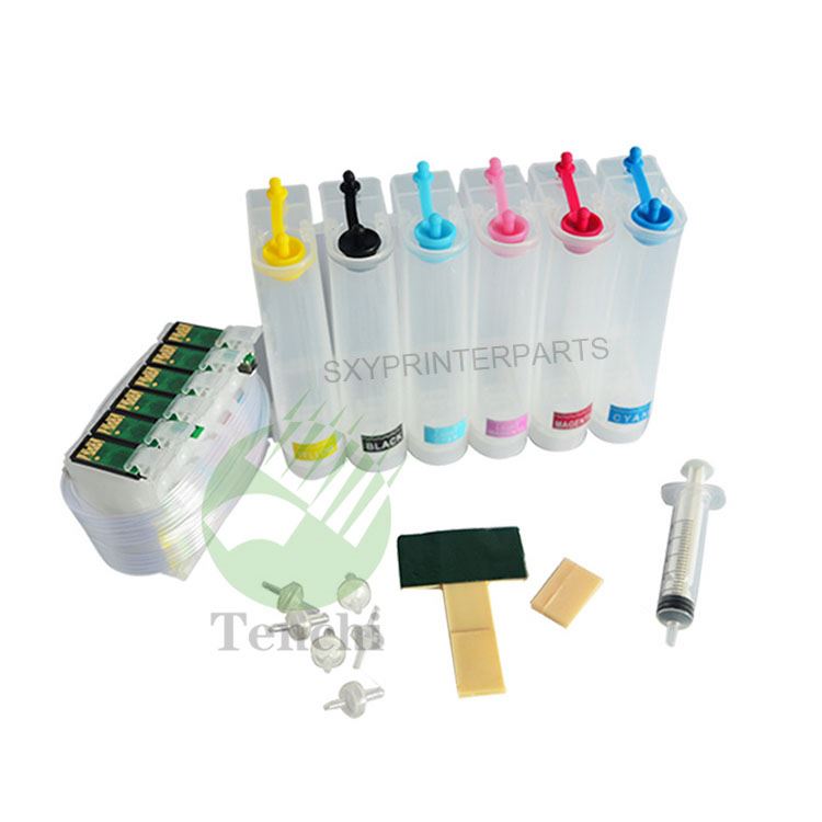 T0851-T0856 85 85N 851N Система непрерывной подачи чернил для Epson 1390 1400 1410, картридж для принтера CISS, 6 цветов/комплект