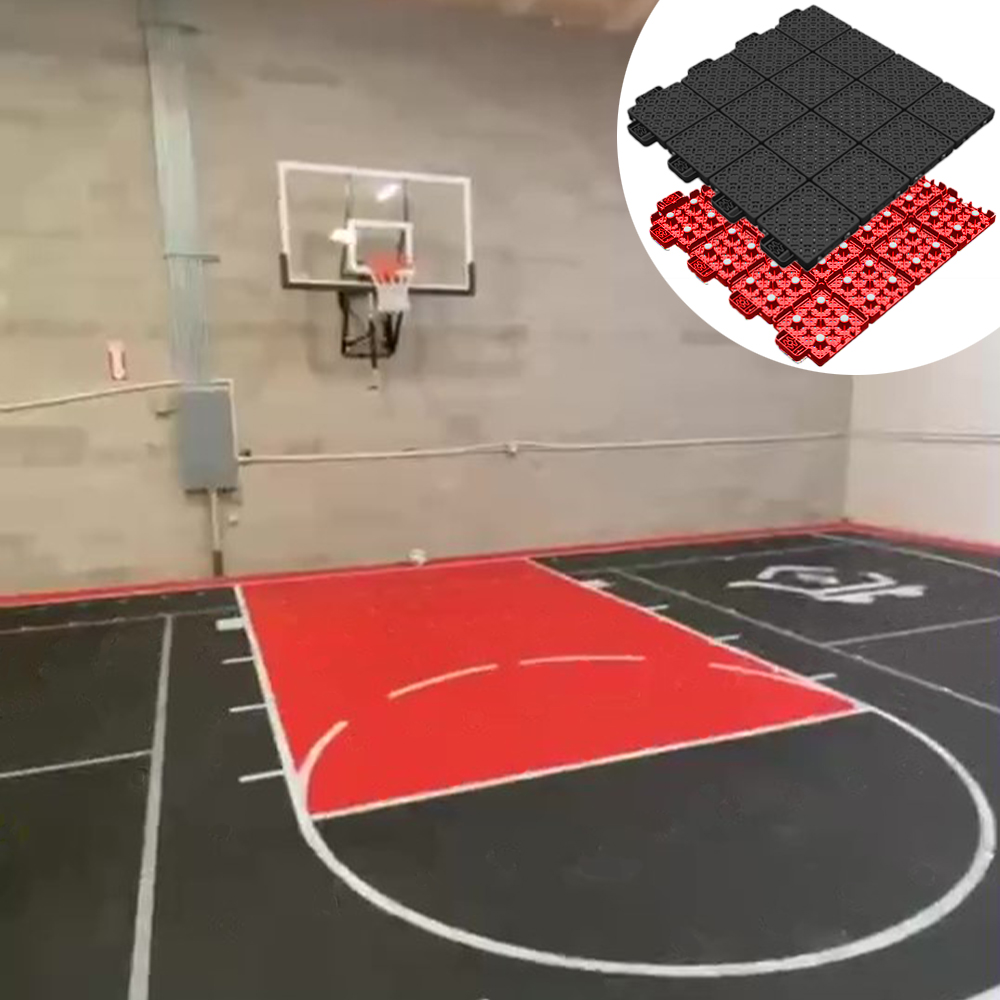 Блокировка портативный Съемный custome открытый multipospose Спорт Теннис pickleball 3x3 баскетбольная площадка напольная плитка материал