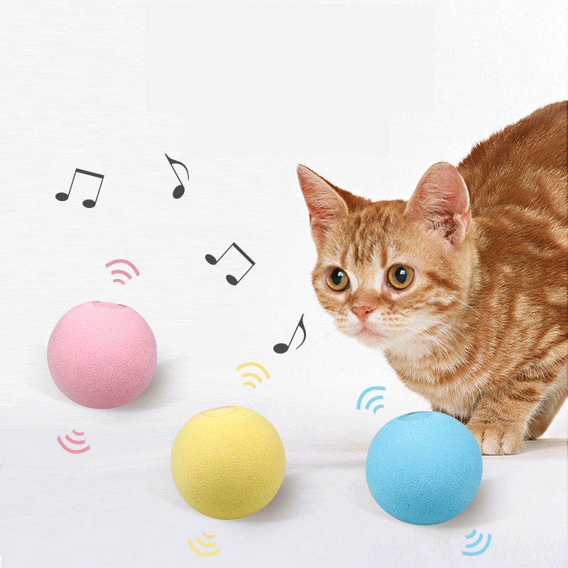 Wholesale Pet Cat Toy Multicolor Wear-resistant Interactive To Katzenspielzeug Juguetes Para Gatos Ball Cat Toys