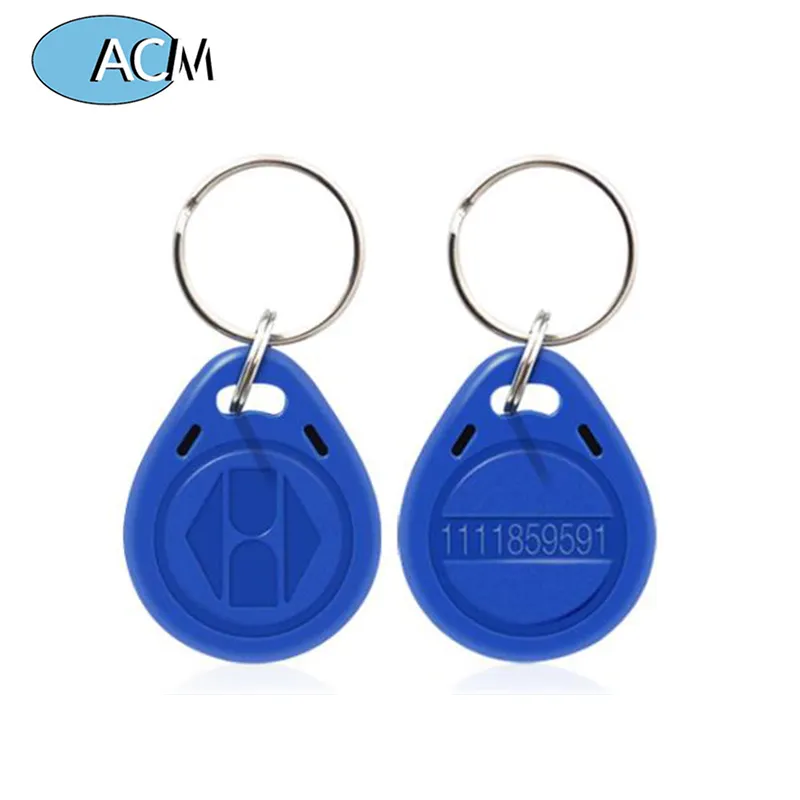 Waterproof Proximity Keyfobs ABS 125KHz RFID TK4100 Keychain Tag Contactless Keyfob