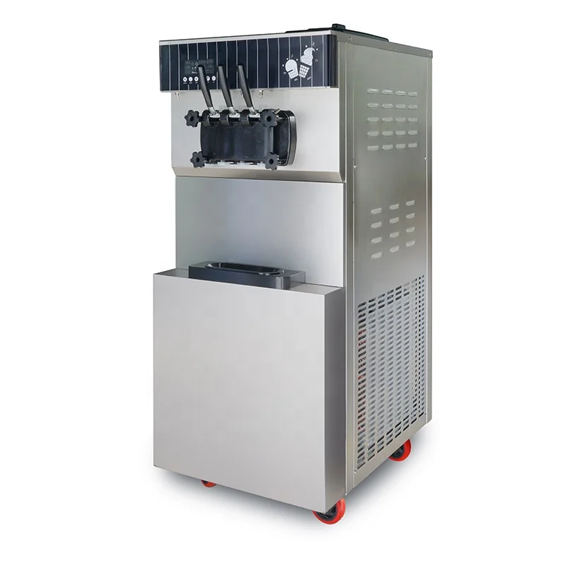 38 L/H Commercial Ice cream machine Stand Soft serve ice cream machine with Panasonic or Embraco Compressor