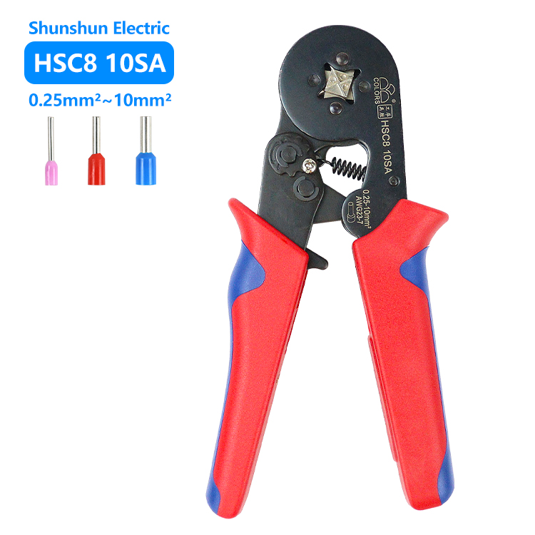 0,25 мм ~ 10 мм HSC8 10SA наконечники шнура E VE E1508 ручные обжимные инструменты электрические обжимные плоскогубцы обжимные инструменты