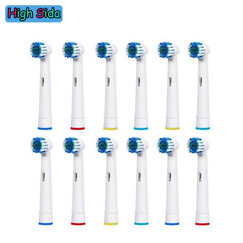 Для Oral B электрические зубные щётки круглый насадки для зубной щетки precisionclean SB17A EB17-4
